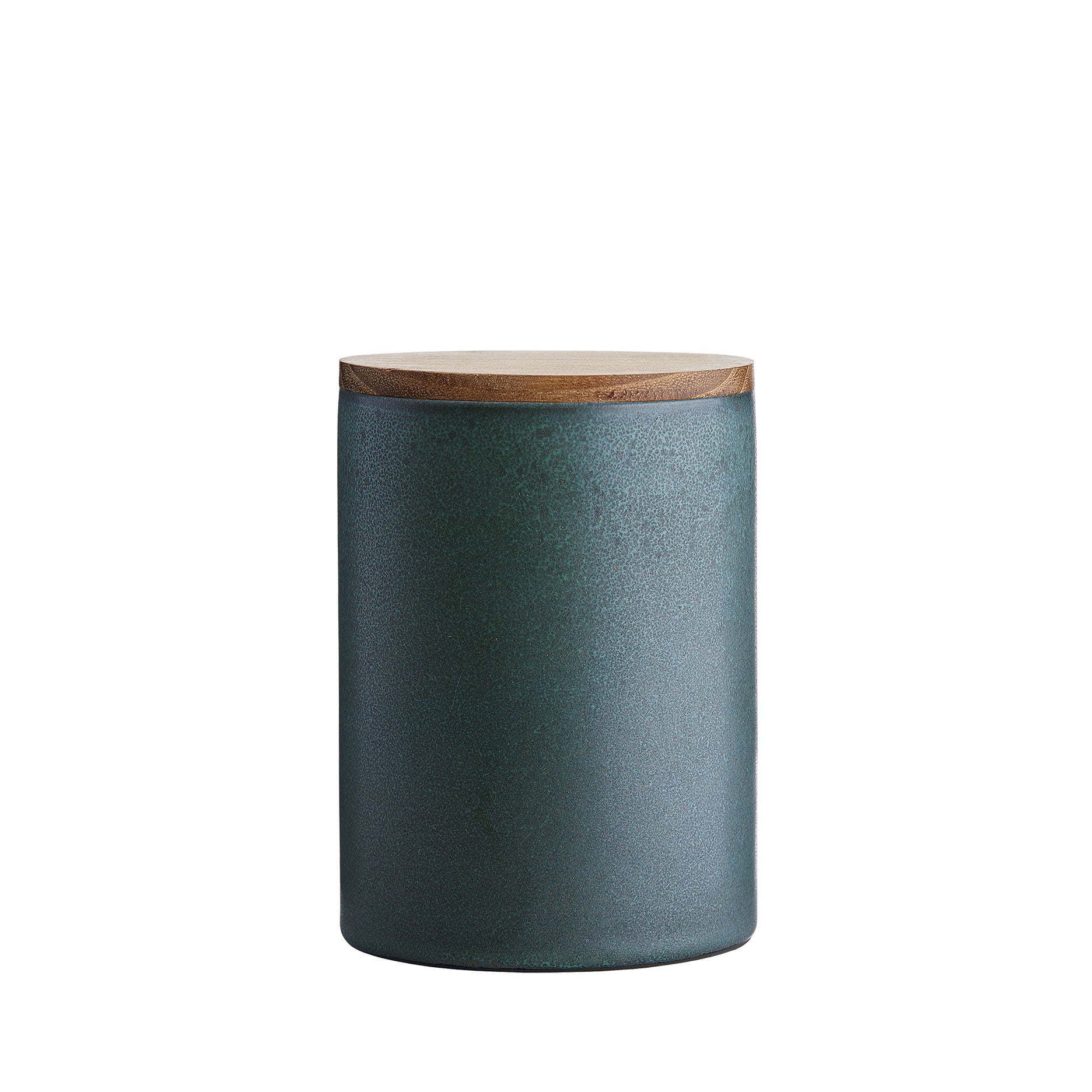 RAW Krug mit Teakdeckel northern green